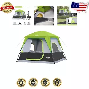 Kompaktes 4-Personen Zelt mit 72 Zoll Höhe - perfekt für Familien Camping & Wandern - Bild 1 von 8