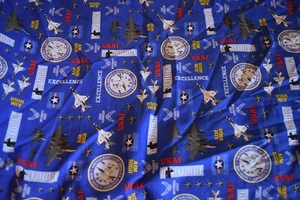 28" x 42" United States Military US Air Force 100% med cotton fabric USAF - Picture 1 of 1