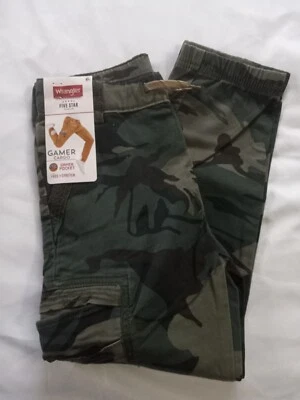 Новый - Wrangler пять звезд геймер грузовой бегунов мальчика размер 7 обычный - камуфляж - новый с Ярлыками - Изображение 1 из 4