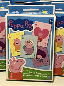 Tarjetas de juego Peppa Pig Jumbo (Peppa, George, Mama Pig & Daddy Pig) 54 cartas - Imagen 1 de 7
