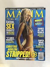 MAXIM Magazine #61 January 2003 Christina Aguilera Cover Eva Henger Women Sex
