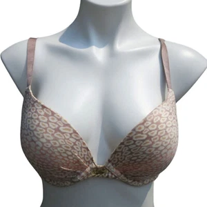 Sujetador push up con aros Fabulous By Victorias Secret 36C estampado animal de colección - Imagen 1 de 10