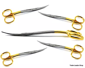 5 TC Lagrange Shears Curved 11cm Gums Dental Surgical Surgical Micro Fabric - Picture 1 of 5