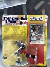 1994 Starting Lineup Teemu Selanne Winnipeg Jets NHL action figure & card SLU