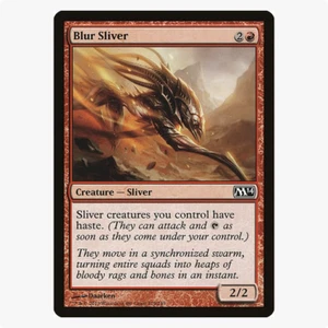 Juego de núcleos Blur Sliver 129/249 2014 Magic The Gathering común - Imagen 1 de 2