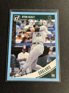 2018 Donruss Baseball Father's Day Blue /49 Ryon Healy Oakland Athletics #121 - Picture 1 of 2