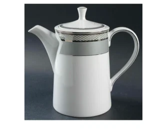 Cafetera de pizarra Ralph Lauren cinta de seda sin tapa nueva - Imagen 1 de 4