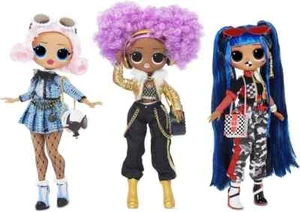 Set of 3 LOL Surprise OMG Dolls - Downtown BB, 24K DJ & Uptown Girl NEW in BOX - Picture 1 of 7
