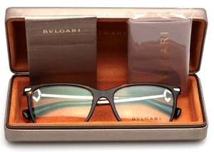 NEW BVLGARI 4166-B 504 TORTOISE EYEGLASSES GLASSES 54-16-140mm B40mm Italy - Picture 1 of 12