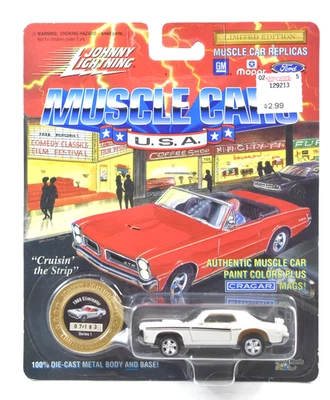 Johnny Lightning Muscle Cars EE. UU. Serie 1 Blanco 1969 Cougar Eliminator 1/64 1995 Foto 1 de 4