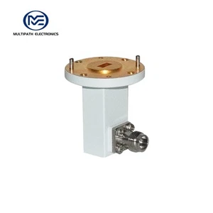 WR22, 2.4 Female, Orthogonal Waveguide to Coax Adapter, 32.9–50.1 GHz - Picture 1 of 4