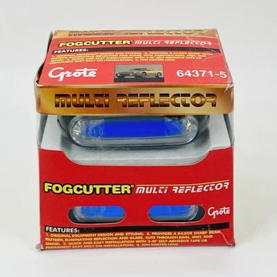 FLUCES ANTINIEBLA ROJAS CORTADORES ANTINIEBLA ORIGINALES Multi Reflector 5.5” Ovalado Aluminio/Vidrio Foto 1 de 4