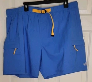 The North Face Shorts Men Size 2XL Belted Hiking Outdoor Trail Lightweight Blue - Picture 1 of 5