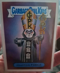 2017 Garbage Pail Kids Battle Of The Bands Base Phantom Forge 9a Metal - Picture 1 of 2