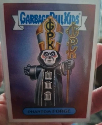 2017 Garbage Pail Kids Battle Of The Bands Base Phantom Forge 9a Metal - Image 1 of 2