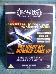 (RARE) Night My Number Came Up (DVDR2) B&W 1955 Michael Redgrave 91mins BARGAIN - Picture 1 of 5
