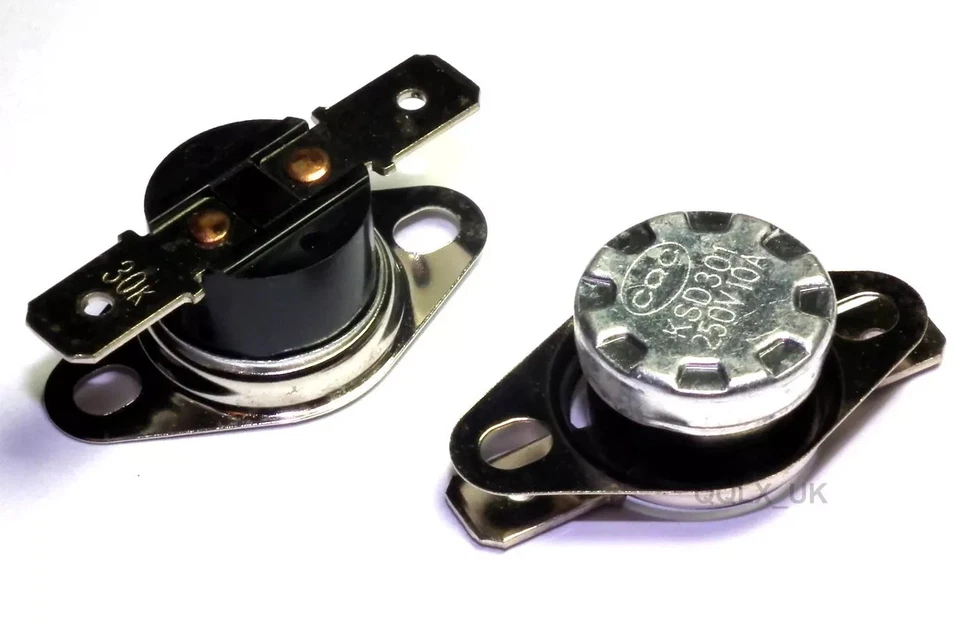KSD301 30°C N.O. Temperature Switch Thermostat - Image 1 of 1