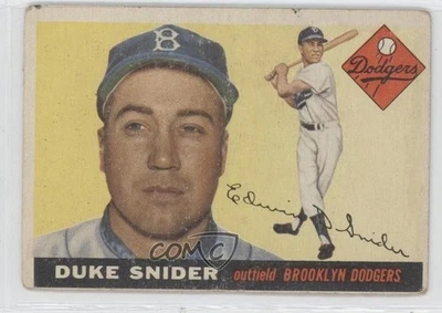 Topps High 1955 # Duke Snider #210 Salón de la fama Foto 1 de 2