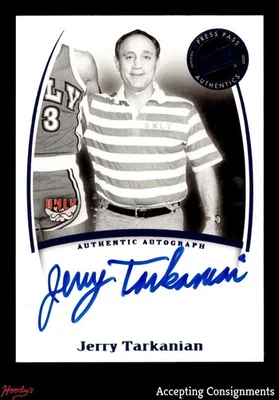2007-08 Press Pass Legends Signatures #150 Jerry Tarkanian AUTO HOF - Image 1 of 2