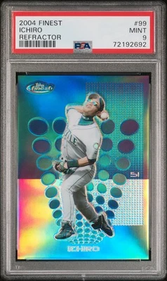 Ichiro Suzuki 2004 Topps Finest Refractor PSA 9 - Image 1 of 2