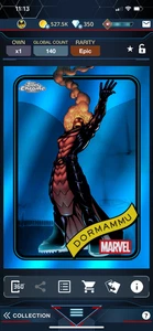DIGITAL Topps Marvel Collect Chrome 2025 Dormammu LE Base Blue 299cc - Picture 1 of 2