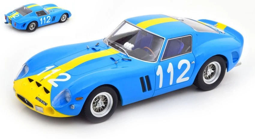 KK SCALE KKDC180733 FERRARI 250 GTO 1962 N.112 TARGA FLORIO 1964 NORINDER-TROBER - Immagine 1 di 1
