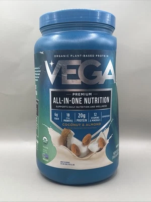 Premium, nutrición todo en uno, coco y almendra, 1 lb 8,3 oz (687 g) caducidad 01/2027 Foto 1 de 4