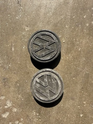 Rare OEM VW  Volkswagen Golf Jetta 321601171B BLH Alloy Wheel Center Cap Covers - Image 1 of 3