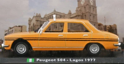 PEUGEOT 504 - 1977 - Taxi Lagos - Atlas 1:43 - Immagine 1 di 4