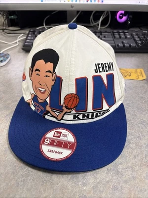 New York NY Knicks Jeremy Lin Dibujos Animados Estilo Nueva Era Snapback Gorra Linsanity Foto 1 de 4