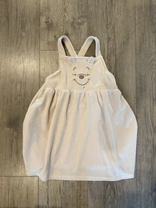 Disney Winnie the Pooh Embroidered Corduroy Dress Girls Size 5  - Picture 1 of 5