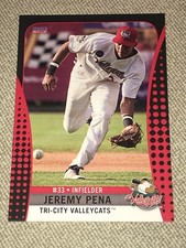 JEREMY PENA 2018 Choice Tri-City ValleyCats  #11 First Card MiLB ASTROS RC