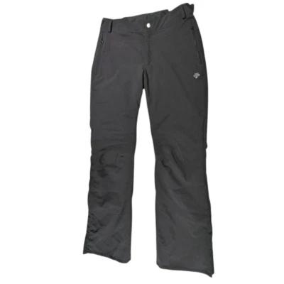 Pantalones de nieve Descente para mujer talla 8R negros acolchados cintura aislados esquí snowboard Foto 1 de 4