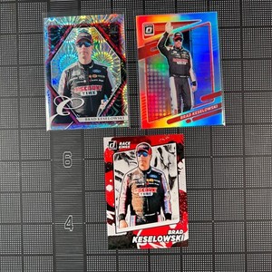 2022 Donruss Racing Optic Silver Parallel Brad Keselowski Elite Series Race King