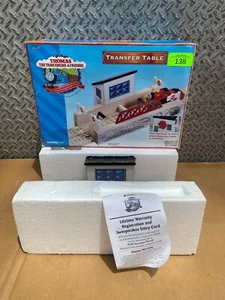 Thomas Wooden Railway Train Transfer Table Stop Signs Clickity Clack Track 1999 - Picture 1 of 17