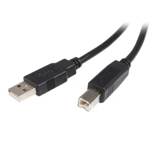 CAVO STAMPANTE USB MASCHIO-MASCHIO USB A-M/B-M 1,8 METRI NERO - Afbeelding 1 van 1