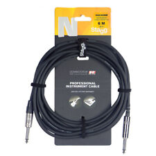 STAGG NGC6SWR Instrument Cable with Mute Switch 1x Jack - 1x Jack 6m for sale
