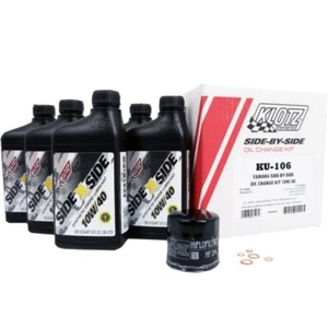 Klotz Full Synthetic Oil Change Kit 10W-40 Yamaha Wolverine Rmax 1000 2021-2023 - Picture 1 of 1