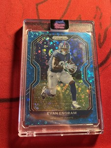 2020 Panini Prizm - Blue Disco Prizm Short Print #159 Evan Engram /79