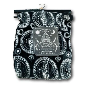 Manta de terciopelo negro lector de palmas Halloween Spirit Fortune Teller lector de palmas - Imagen 1 de 2
