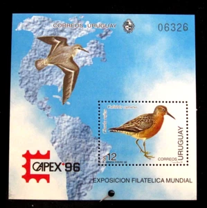 URUGUAY - SCOTT# 1615 - SOUVENIR SHEET - MNH - CAT VAL $11.25 - Picture 1 of 2