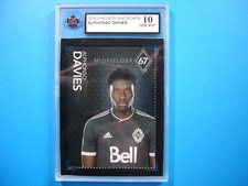 2018 CHEVRON VANCOUVER WHITECAPS MLS SOCCER FOOTBALL CARD ALPHONSO DAVIES KSA 10