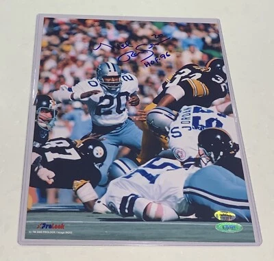 Mel Renfro Dallas Cowboys “HOF 96” Signed 8 X 10 Photo! Tristar # 7186857 - Image 1 of 2