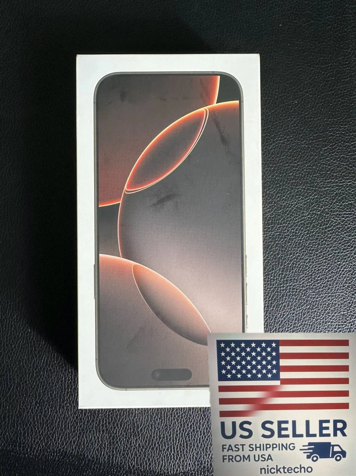 iPhone 16 Pro Max 256GB A3084 T-Mobile eSIM Brand New Company Sealed Box - Image 1 of 4
