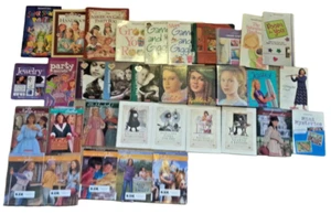 34 American Girls Book Lot Craft Julie Samantha Kit Party Wild Nellie Cook AG - Imagen 1 de 12