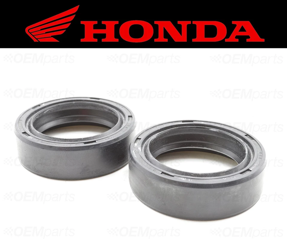 Juego de (2) sello de aceite de horquilla delantera Honda (ver tabla de montaje) #91255-331-671 Foto 1 de 3