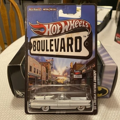 Lincoln Futura Concept 2012 Hot Wheels Boulevard Real Riders Big Hits '55 Foto 1 de 4