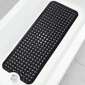 Badewannen- und Duschmatten, 40 x 16 Zoll extra große rutschfeste weiche Badewannenmatte mit - Bild 1 von 8