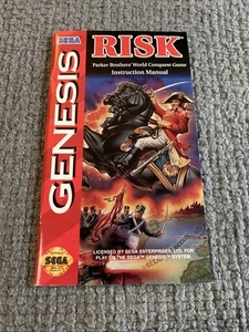 Risk for Sega Genesis Manual Only - Picture 1 of 3