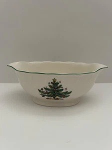 Nikko Happy Holidays Gravy Boat Christmas Tree, Discontinued 8"  Bowl Only! - Picture 1 of 9